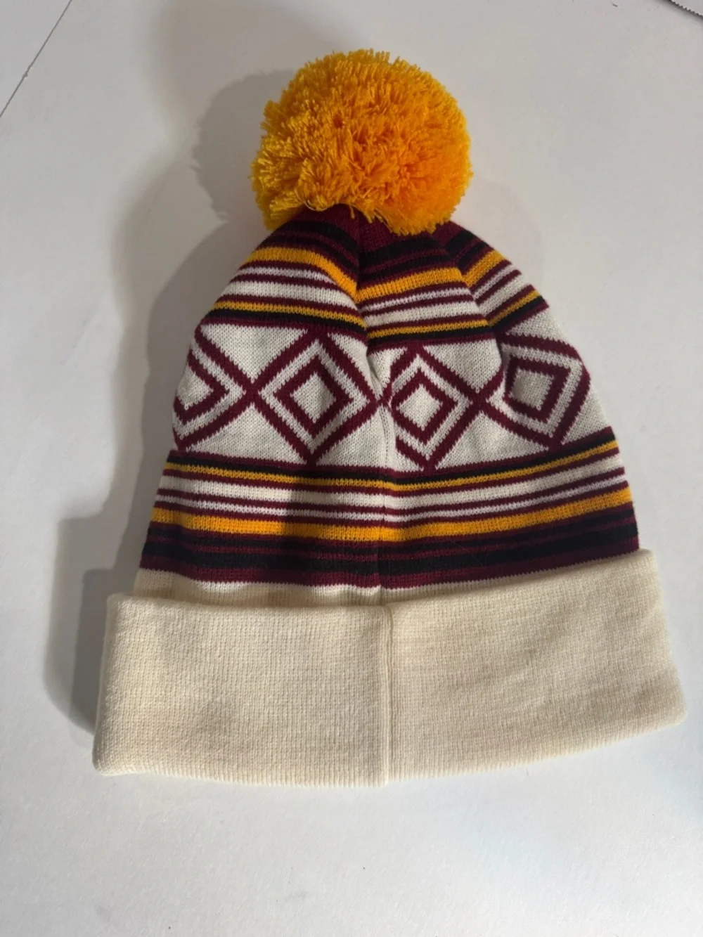Dewey Beer Company knitted hat with puff top. NWOT